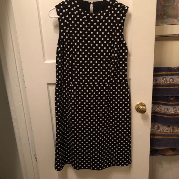 Nine West polka dot dress for those cool summer evening dinners, used - Picture 1 of 4
